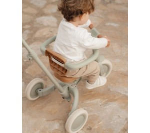 BICI TRICICLO CON MANICO 5 IN 1 LITTLE DUTCH - VERDE