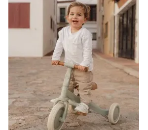 BICI TRICICLO CON MANICO 5 IN 1 LITTLE DUTCH - VERDE