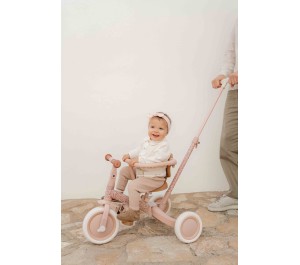 BICI TRICICLO CON MANICO 5 IN 1 LITTLE DUTCH - ROSA