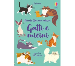 PICCOLO LIBRO CON ADESIVI - GATTI E MICINI