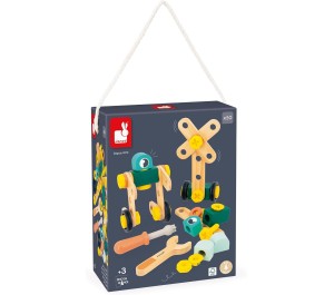 SET COSTRUZIONI LEGNO FSC BRICOLO - 50 PEZZI