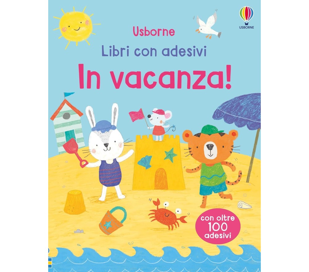 LIBRO CON ADESIVI - IN VACANZA