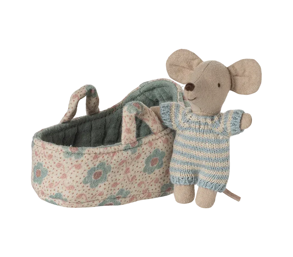 MICRO - TOPOLINO BABY CON CULLA PORTATILE - BLU