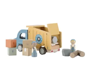 CAMION CON CASSONE RIBALTABILE IN LEGNO