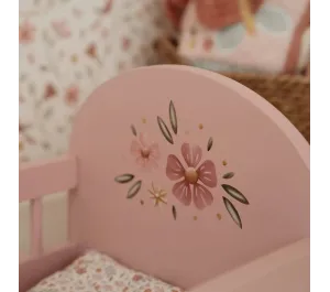 LETTO IN LEGNO FSC PER BAMBOLE