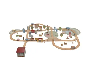 SET FERROVIA CON TRENINO IN LEGNO XL