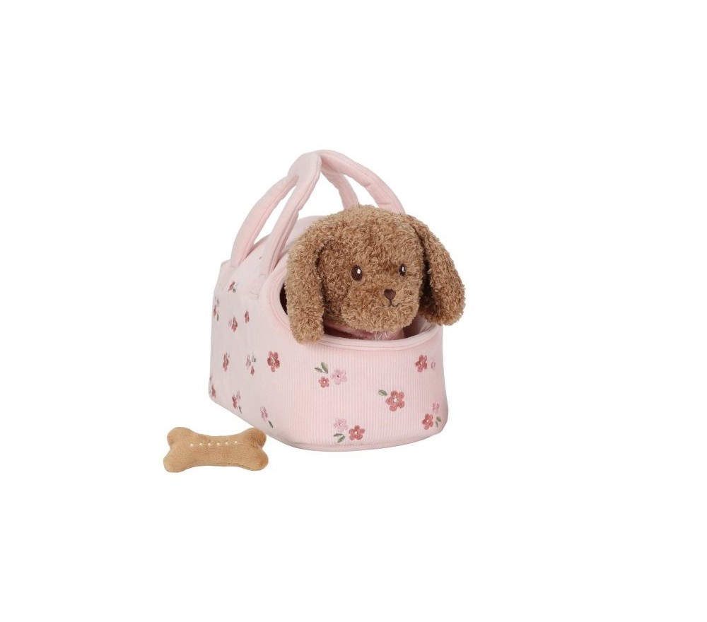 PELUCHE CANE JACKIE CON TRASPORTINO