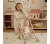 PASSEGGINO IN LEGNO SOFT FLOWERS
