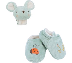 COFANETTO REGALO PANTOFOLINE E SONAGLINO - TOPINO