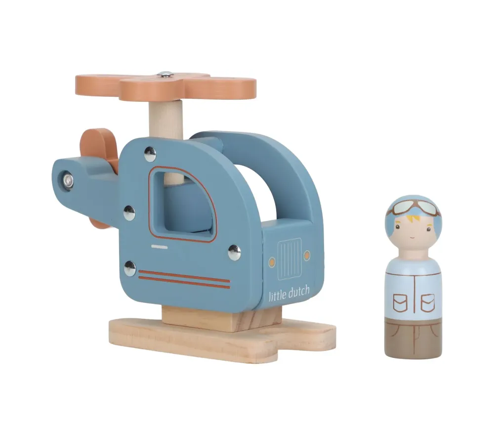 ELICOTTERO IN LEGNO