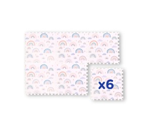 TAPPETO GIOCO PUZZLE - ARCOBALENI