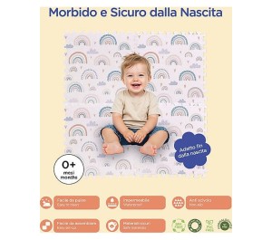 TAPPETO GIOCO PUZZLE - ARCOBALENI