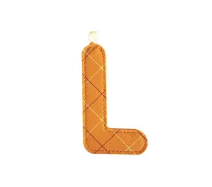 LETTERA "L" IN STOFFA DA APPENDERE