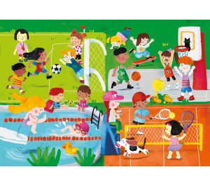 LIBRO GIOCO PUZZLE IN LEGNO - ATTIVITA'